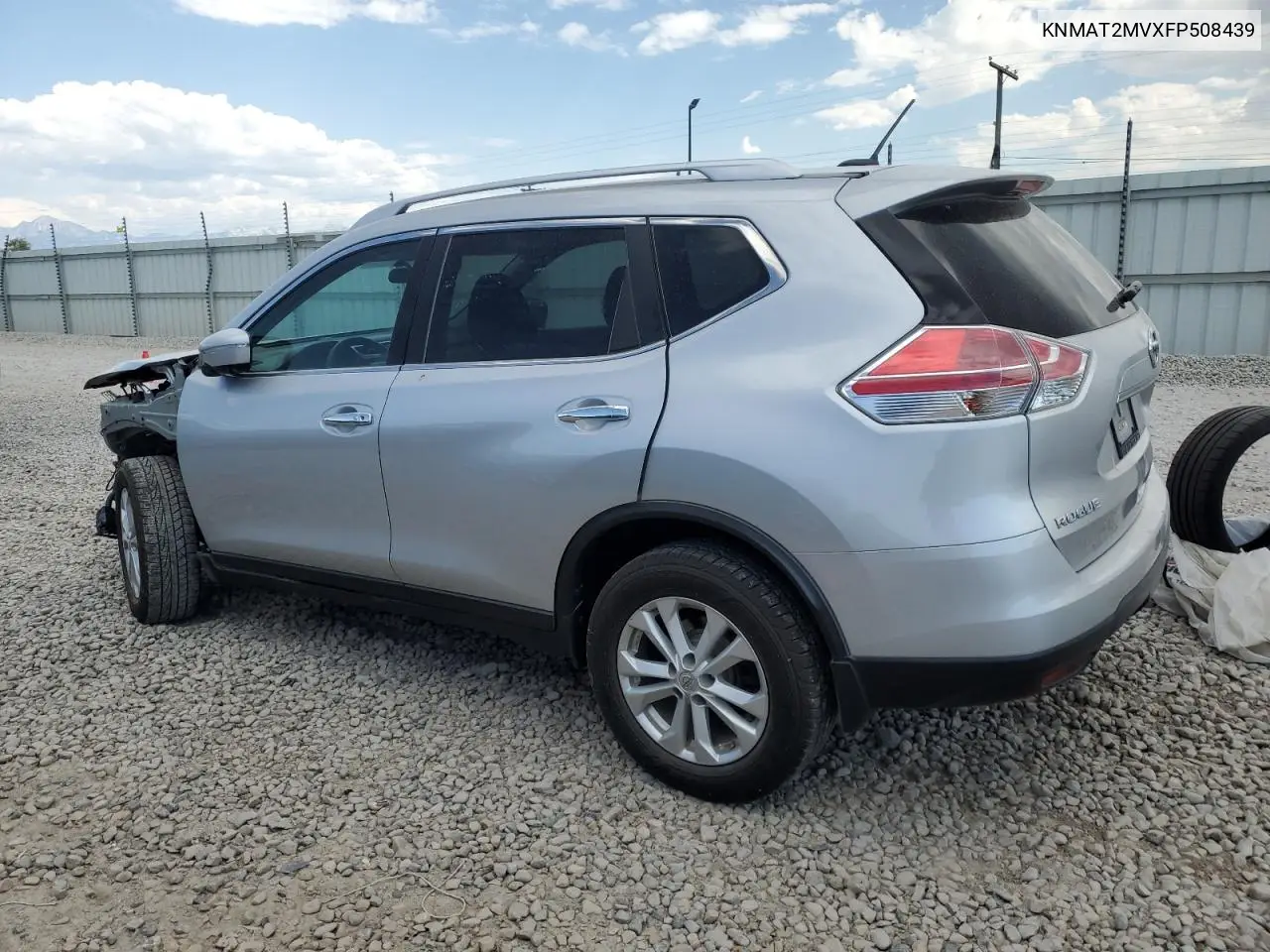 2015 Nissan Rogue S VIN: KNMAT2MVXFP508439 Lot: 61942845