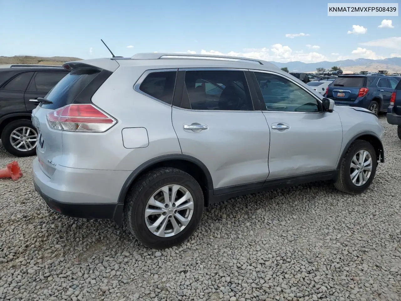 2015 Nissan Rogue S VIN: KNMAT2MVXFP508439 Lot: 61942845