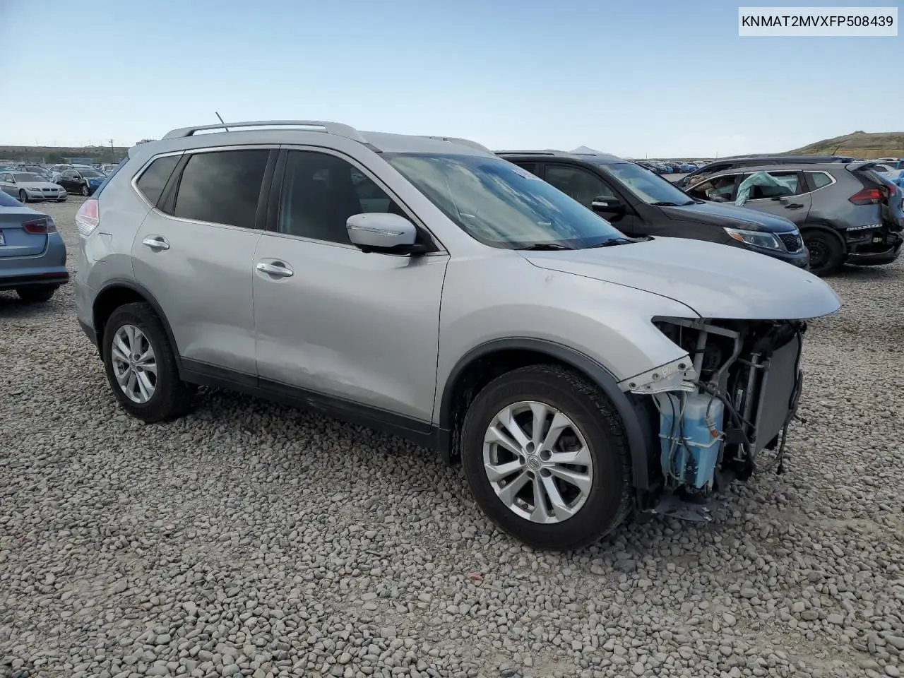 2015 Nissan Rogue S VIN: KNMAT2MVXFP508439 Lot: 61942845