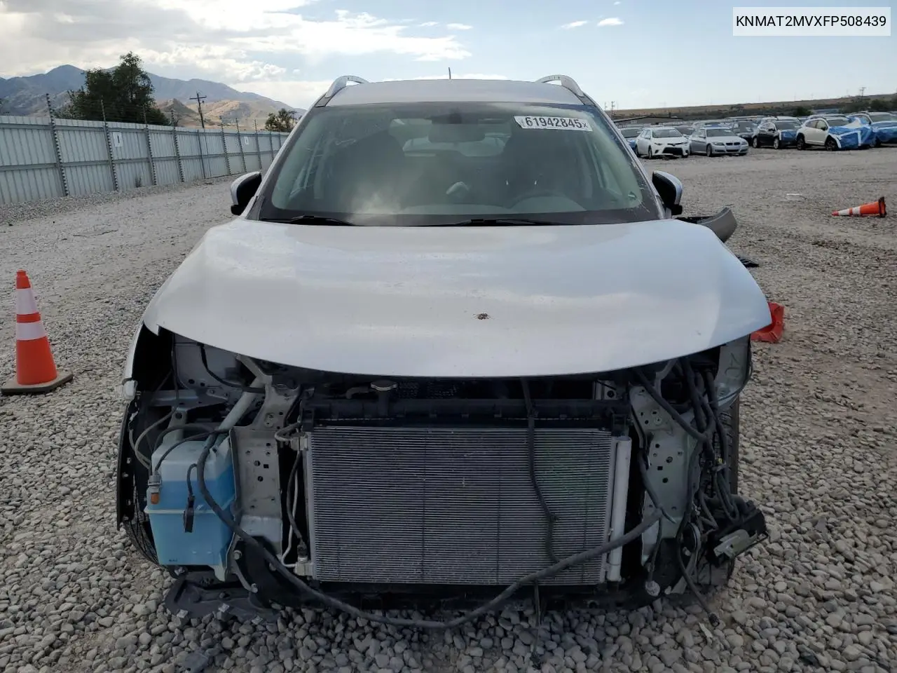 2015 Nissan Rogue S VIN: KNMAT2MVXFP508439 Lot: 61942845