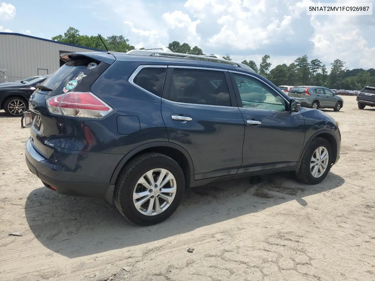 2015 Nissan Rogue S VIN: 5N1AT2MV1FC926987 Lot: 62581645