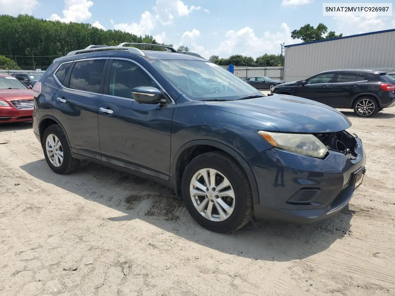 2015 Nissan Rogue S VIN: 5N1AT2MV1FC926987 Lot: 62581645