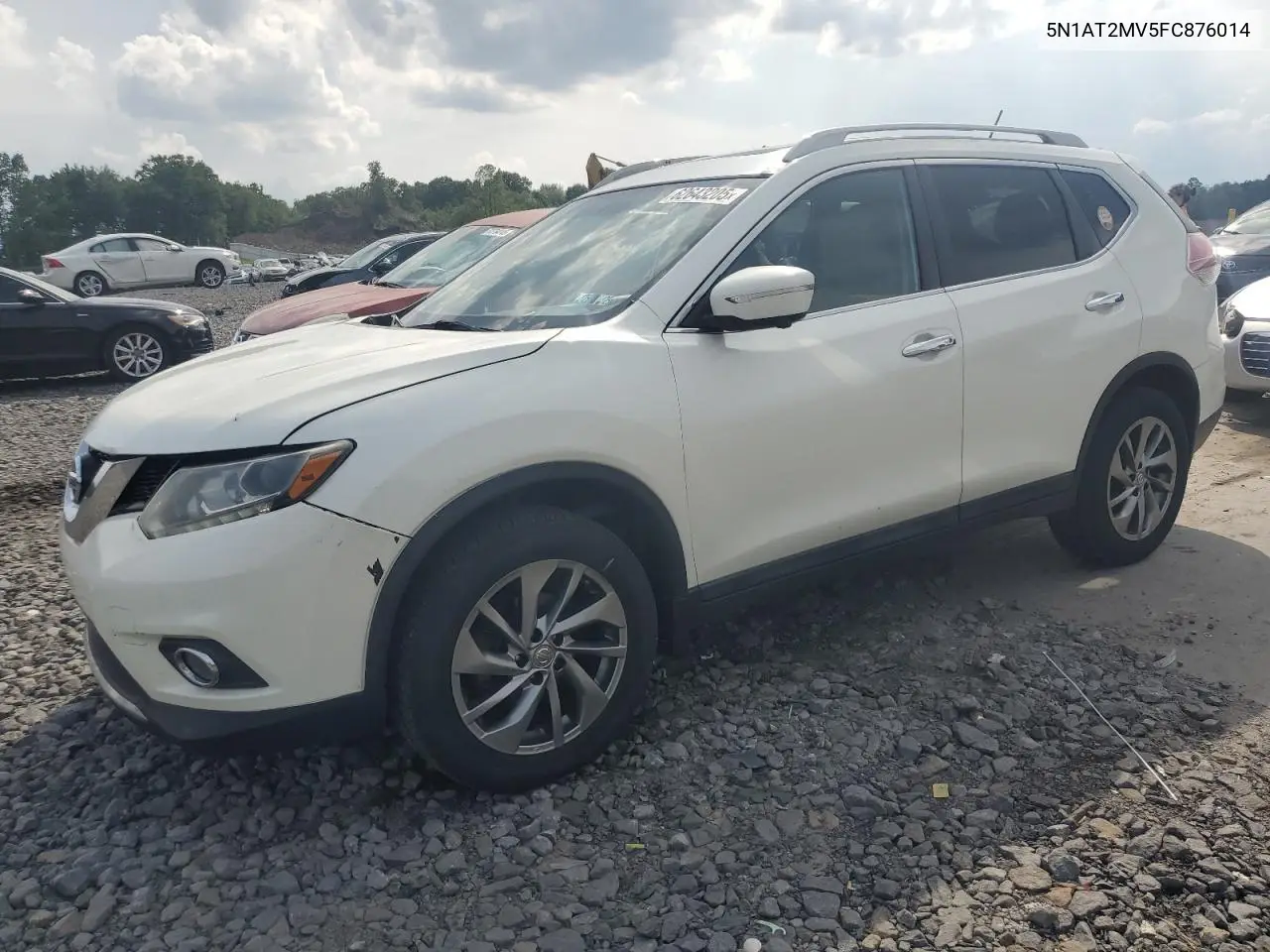 2015 Nissan Rogue S VIN: 5N1AT2MV5FC876014 Lot: 62643205