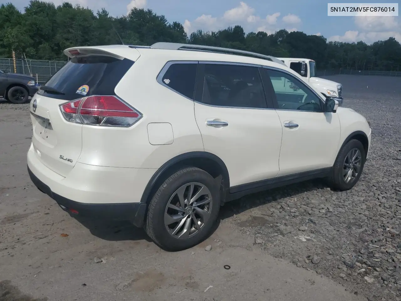 2015 Nissan Rogue S VIN: 5N1AT2MV5FC876014 Lot: 62643205