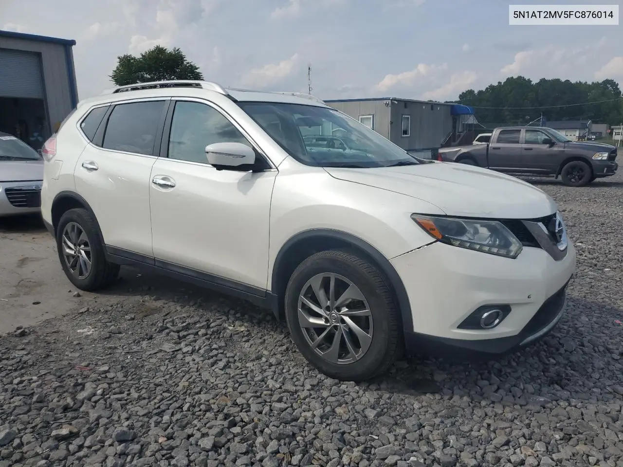 2015 Nissan Rogue S VIN: 5N1AT2MV5FC876014 Lot: 62643205