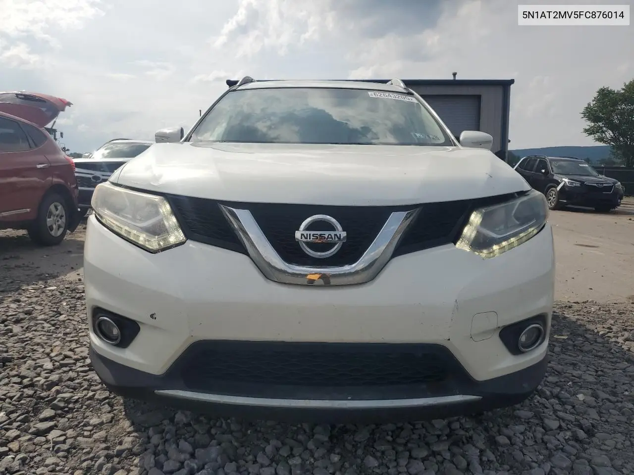 2015 Nissan Rogue S VIN: 5N1AT2MV5FC876014 Lot: 62643205