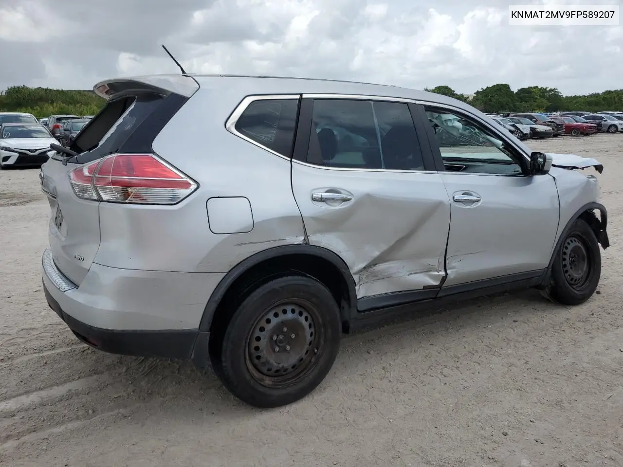 2015 Nissan Rogue S VIN: KNMAT2MV9FP589207 Lot: 62770725
