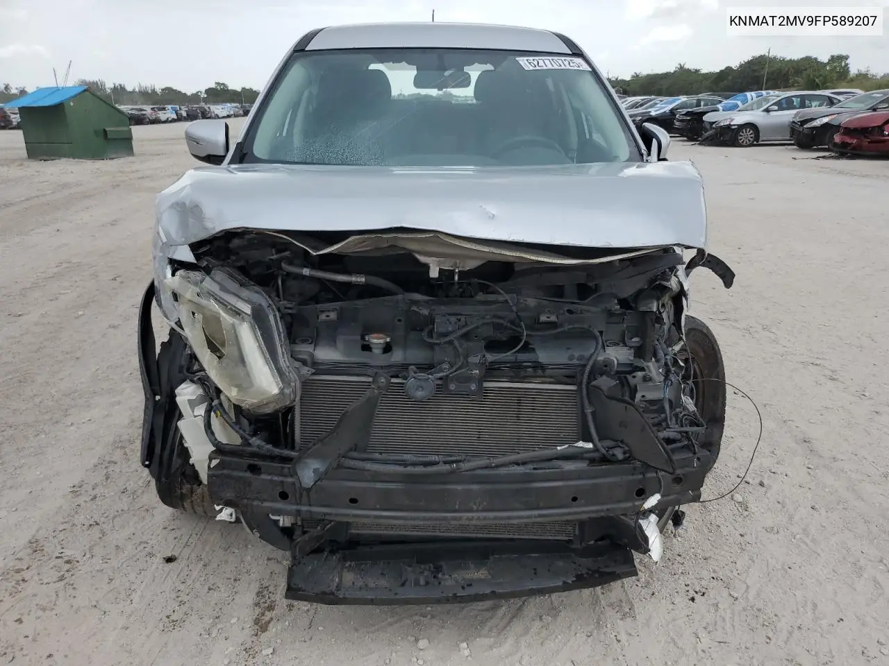2015 Nissan Rogue S VIN: KNMAT2MV9FP589207 Lot: 62770725