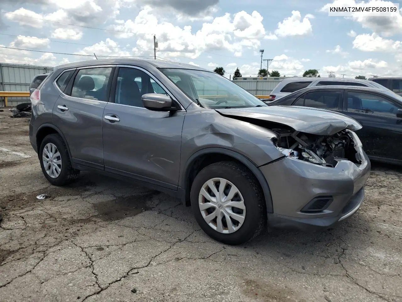 2015 Nissan Rogue S VIN: KNMAT2MV4FP508159 Lot: 62955405