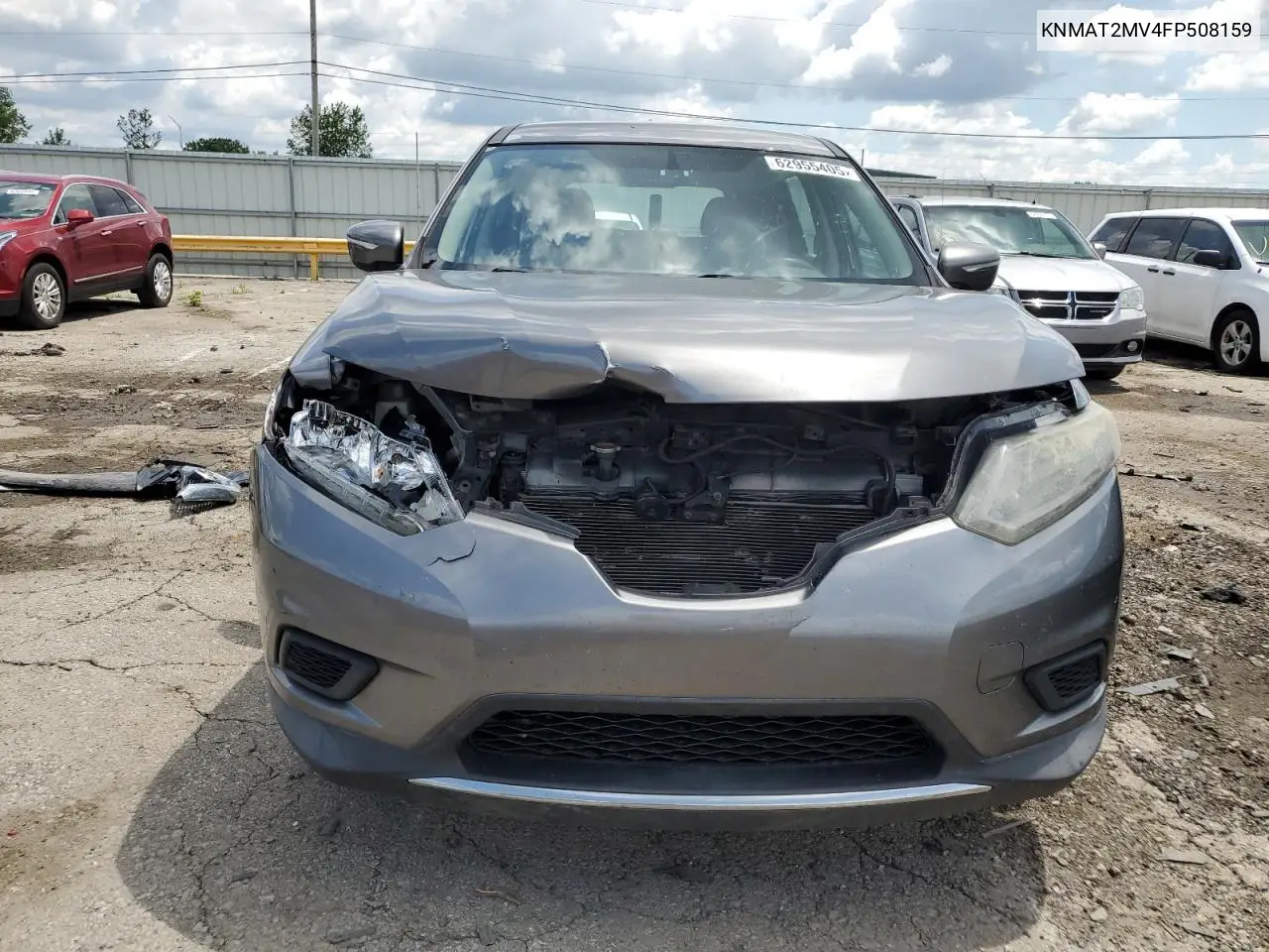 2015 Nissan Rogue S VIN: KNMAT2MV4FP508159 Lot: 62955405
