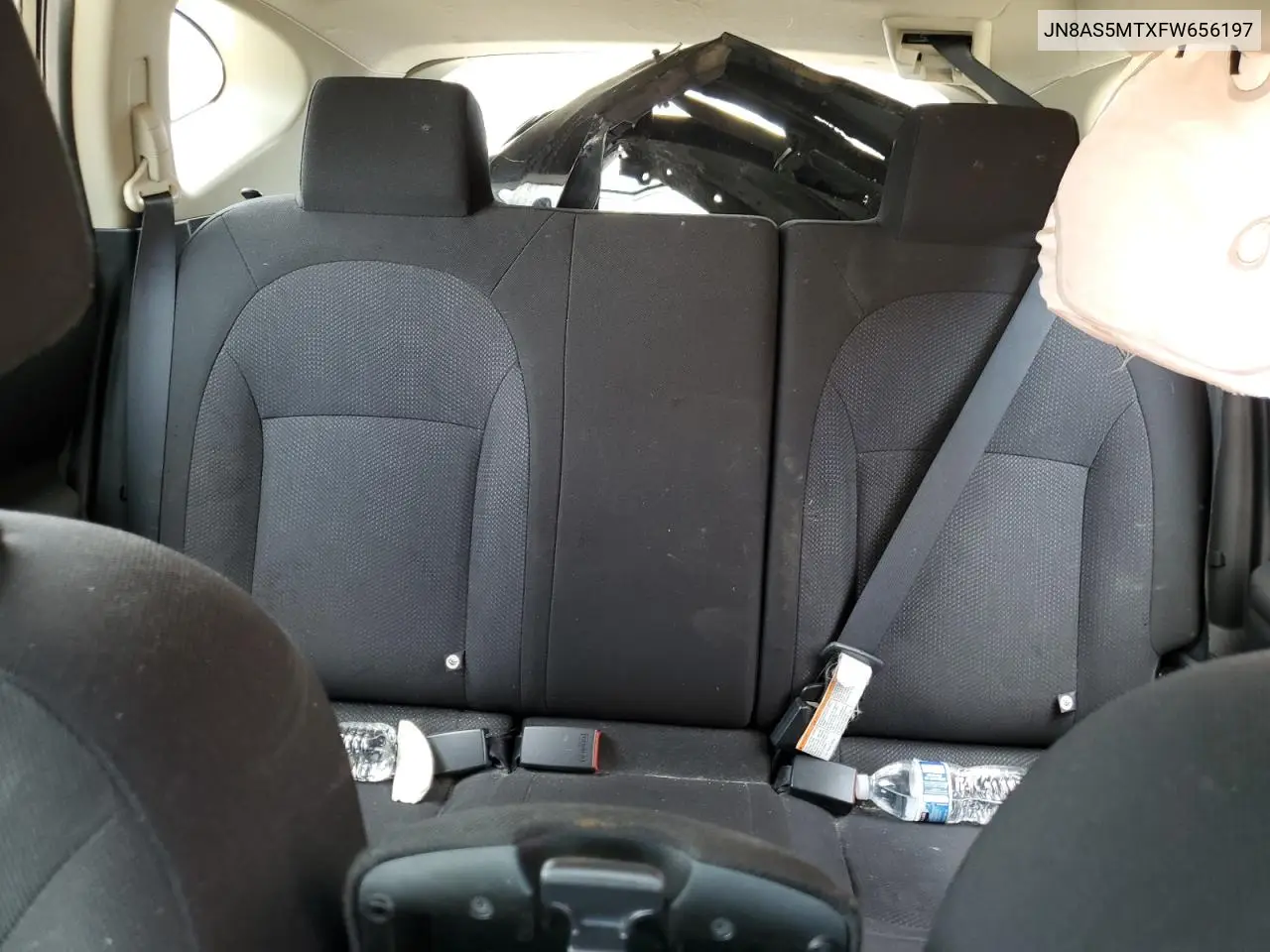 2015 Nissan Rogue Select S VIN: JN8AS5MTXFW656197 Lot: 62986405