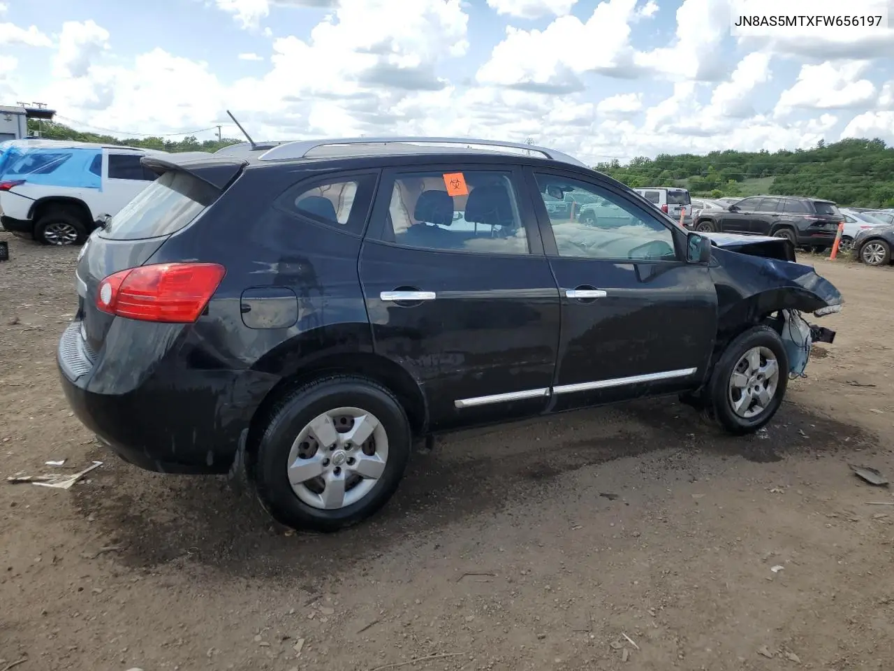 2015 Nissan Rogue Select S VIN: JN8AS5MTXFW656197 Lot: 62986405