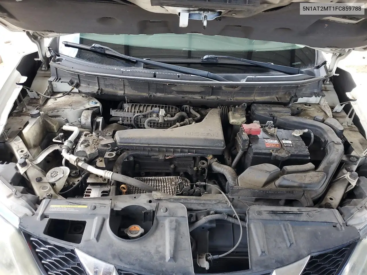 2015 Nissan Rogue S VIN: 5N1AT2MT1FC859788 Lot: 63162825