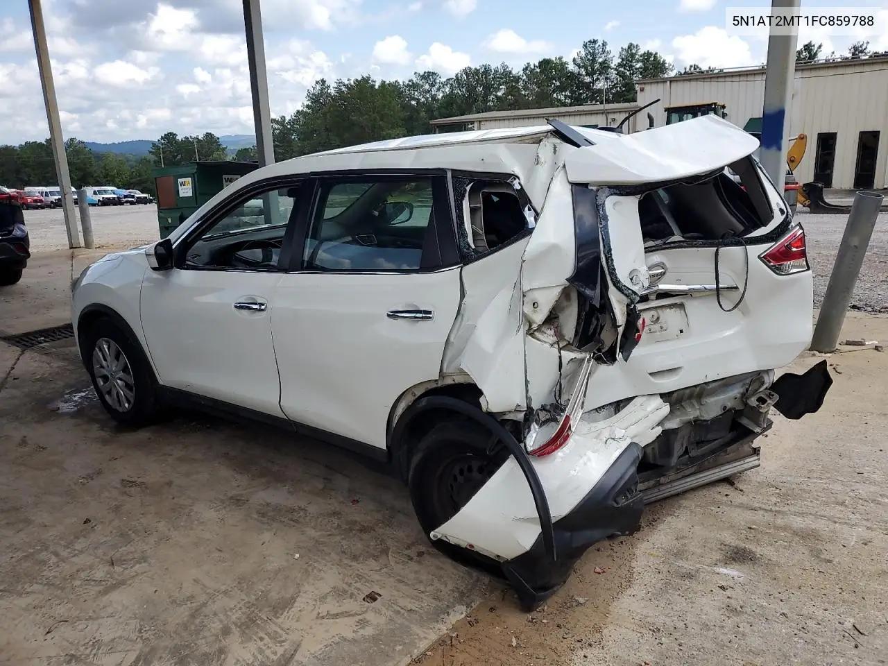 2015 Nissan Rogue S VIN: 5N1AT2MT1FC859788 Lot: 63162825