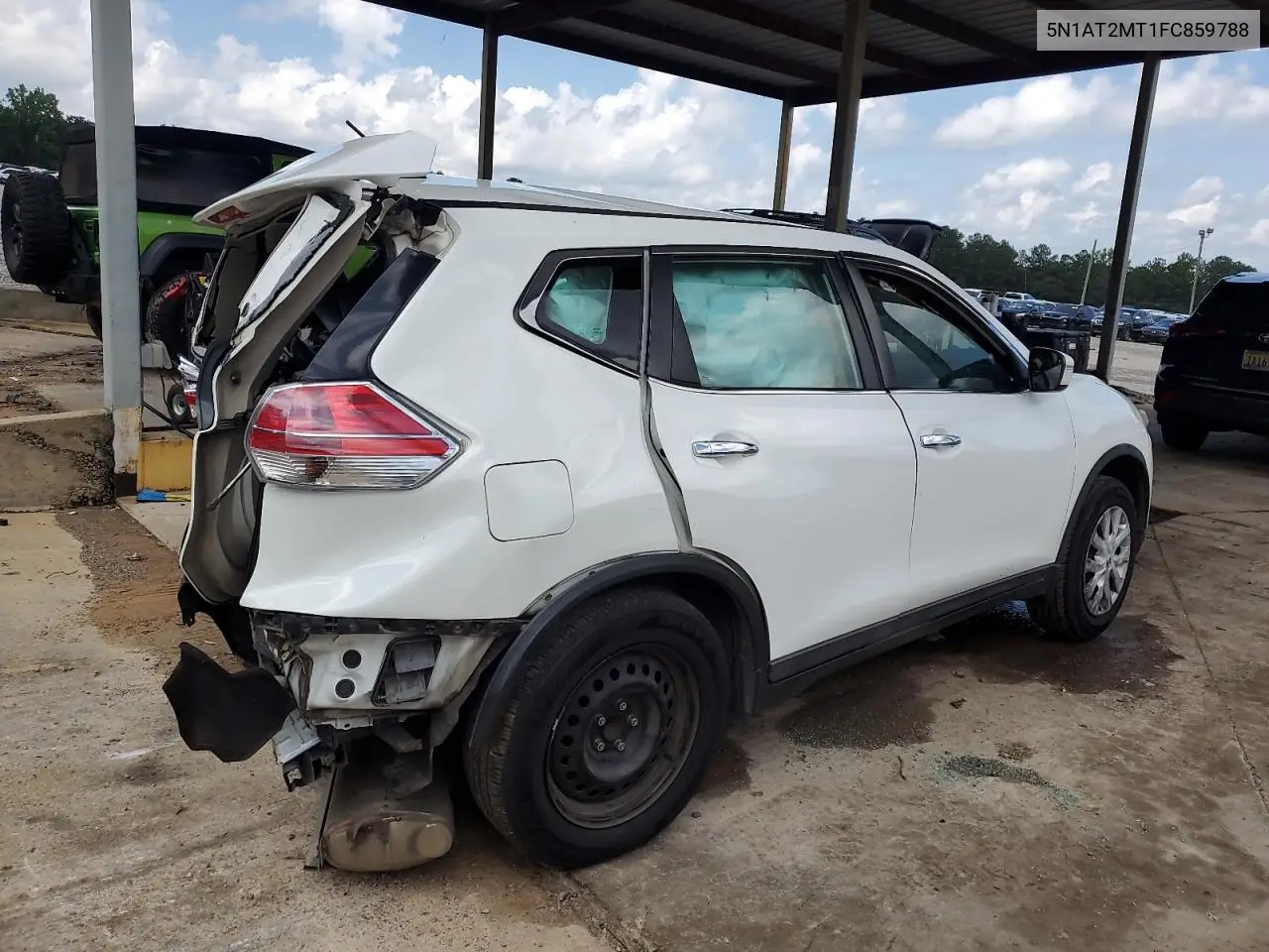 2015 Nissan Rogue S VIN: 5N1AT2MT1FC859788 Lot: 63162825