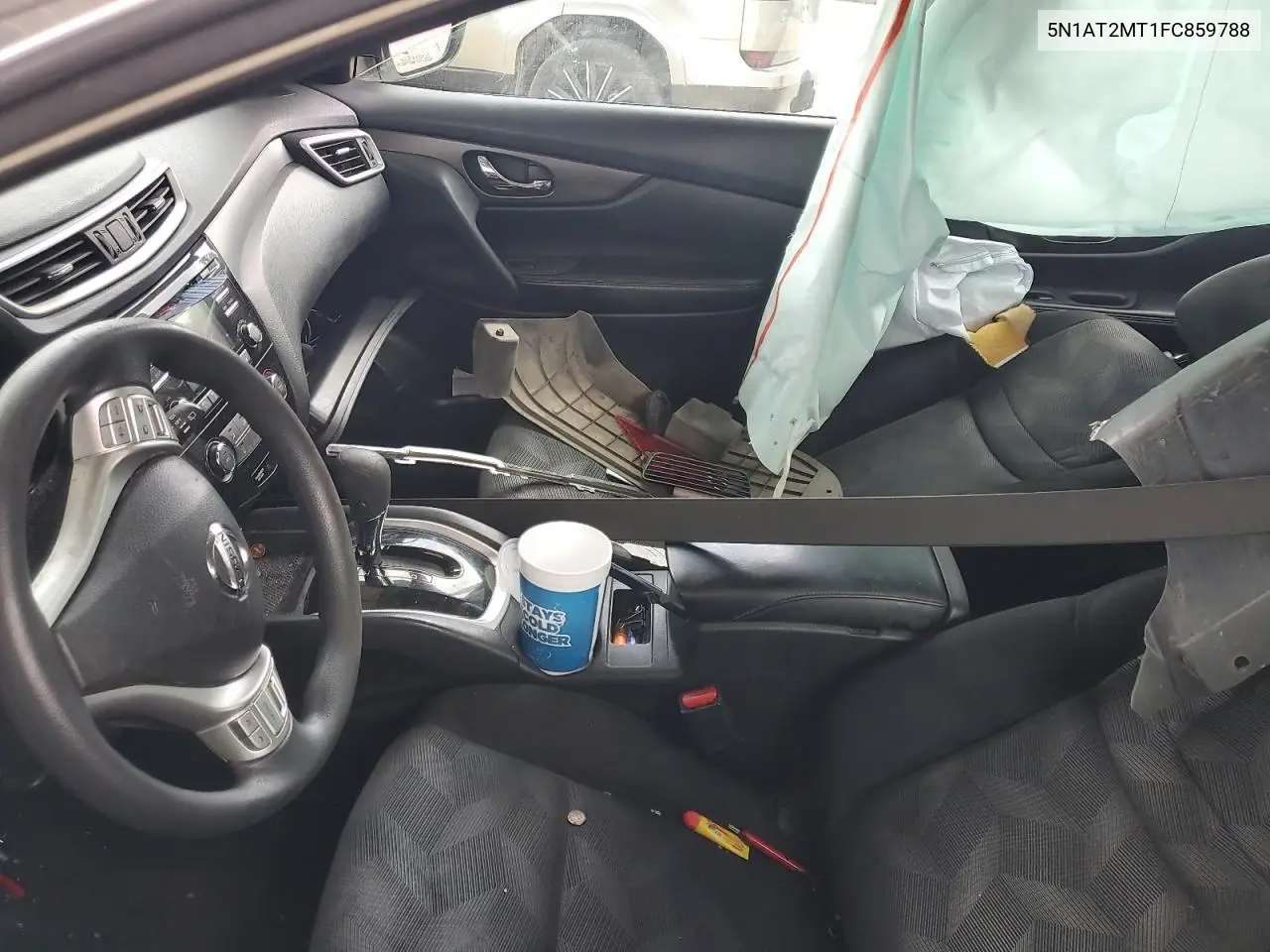 2015 Nissan Rogue S VIN: 5N1AT2MT1FC859788 Lot: 63162825