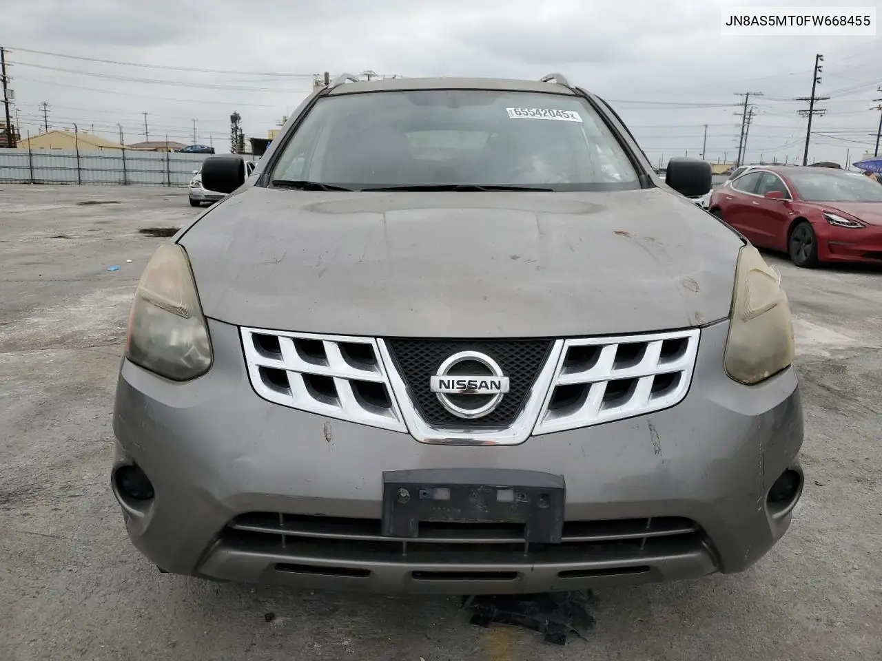 2015 Nissan Rogue Select S VIN: JN8AS5MT0FW668455 Lot: 65542045