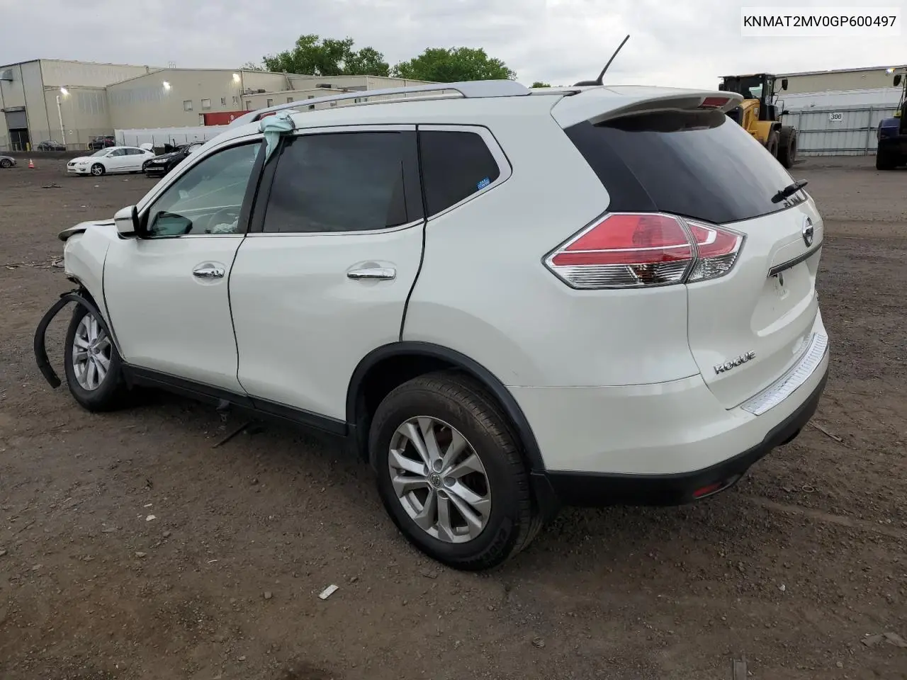 2016 Nissan Rogue S VIN: KNMAT2MV0GP600497 Lot: 56478555