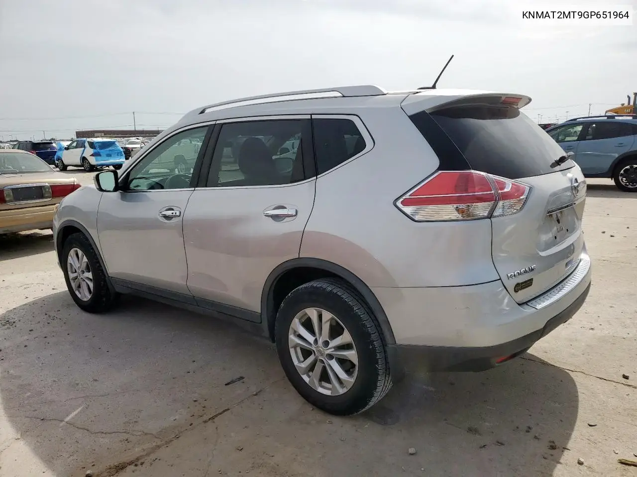 2016 Nissan Rogue S VIN: KNMAT2MT9GP651964 Lot: 56528895