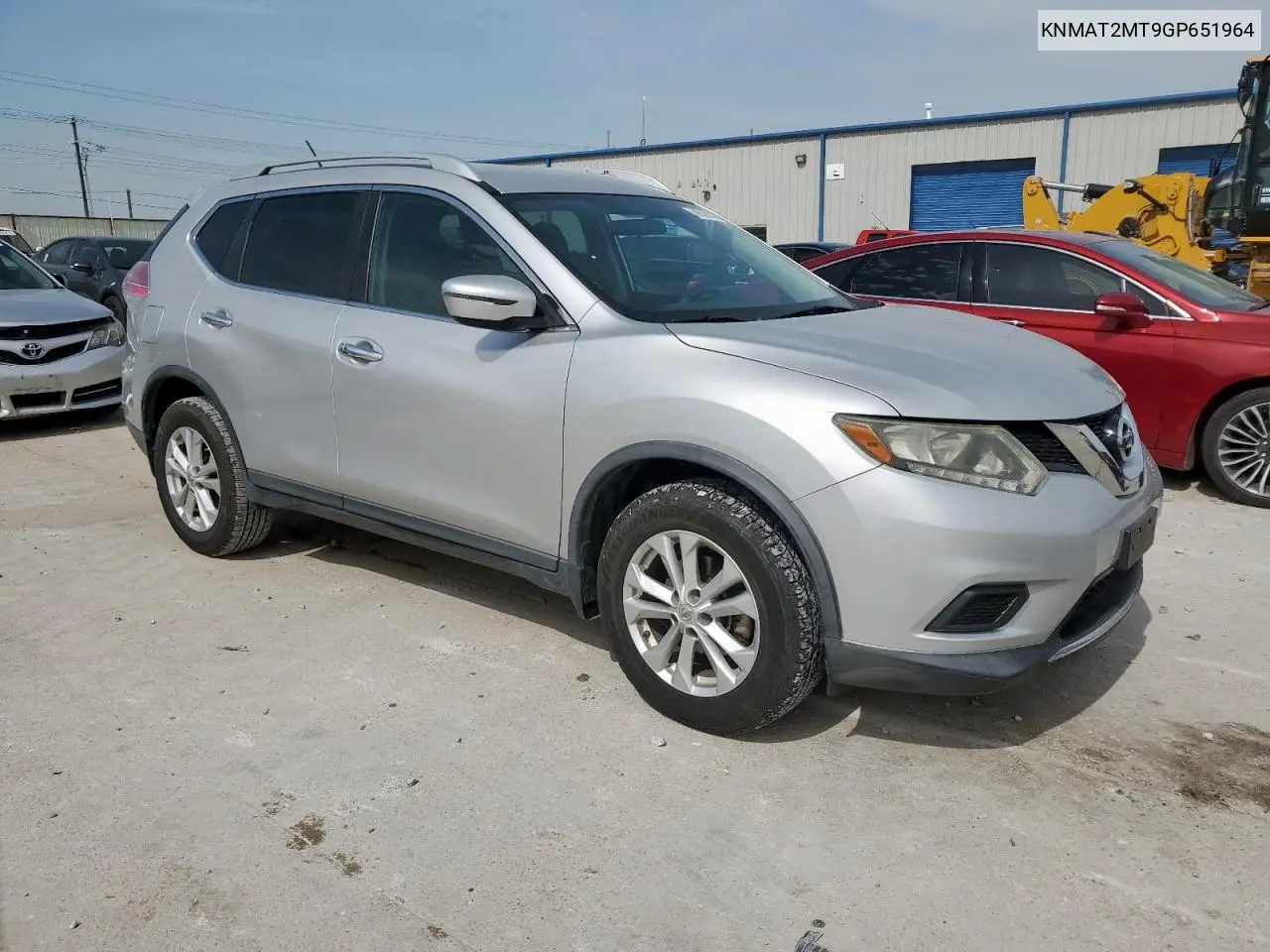 2016 Nissan Rogue S VIN: KNMAT2MT9GP651964 Lot: 56528895