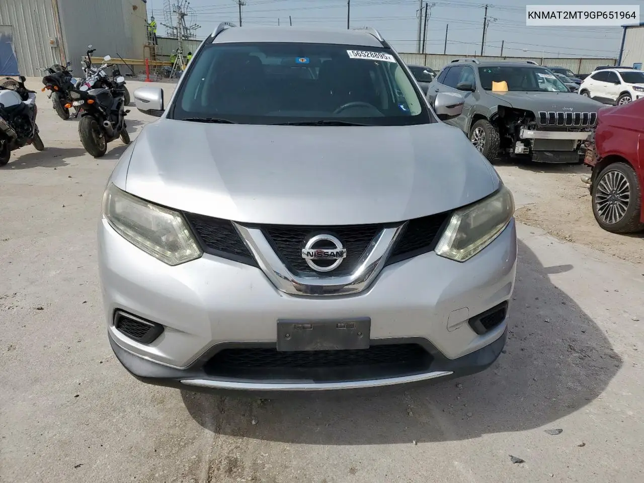 2016 Nissan Rogue S VIN: KNMAT2MT9GP651964 Lot: 56528895