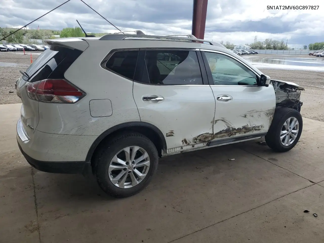 2016 Nissan Rogue S VIN: 5N1AT2MV6GC897827 Lot: 56735345