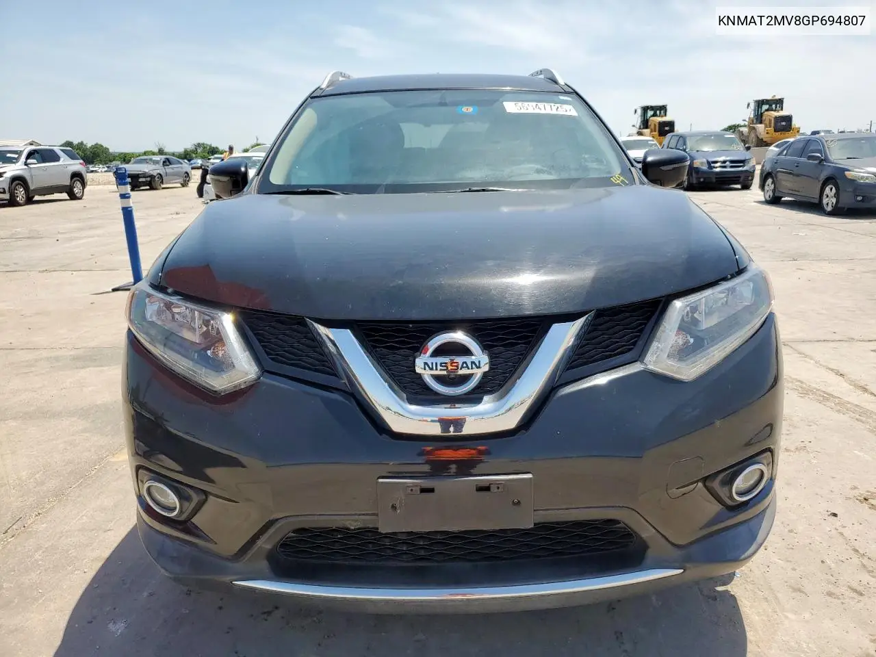 2016 Nissan Rogue S VIN: KNMAT2MV8GP694807 Lot: 56947725