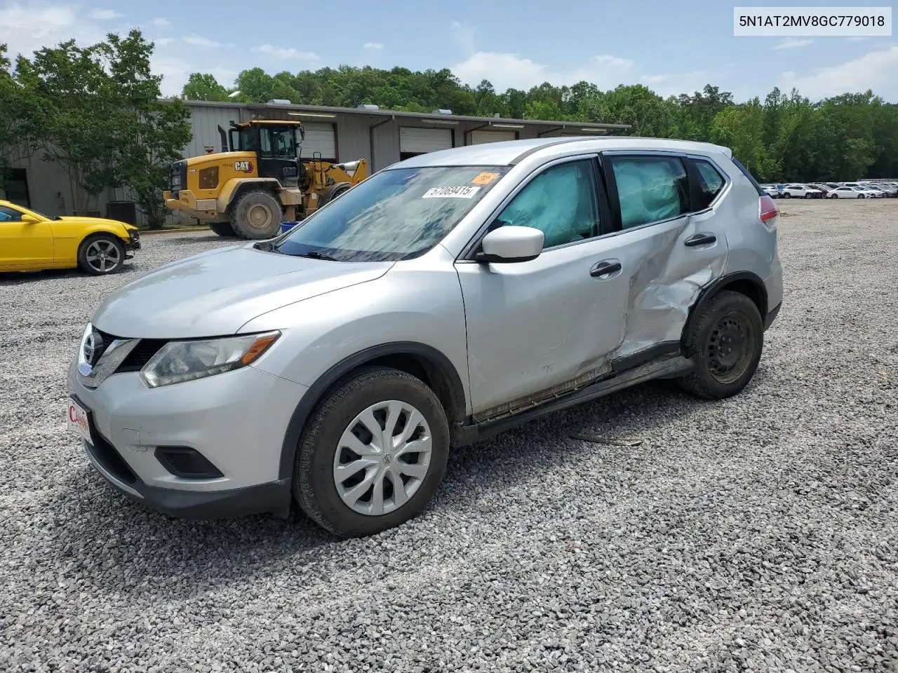 2016 Nissan Rogue S VIN: 5N1AT2MV8GC779018 Lot: 57069415