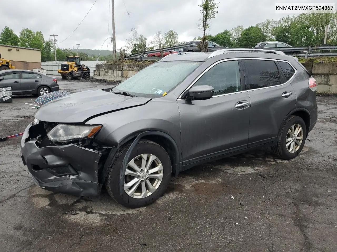 knmat2mvxgp594367 KNMAT2MVXGP594367 2016 Nissan Rogue S