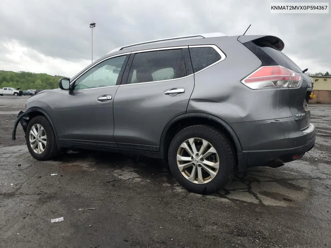 knmat2mvxgp594367 KNMAT2MVXGP594367 2016 Nissan Rogue S