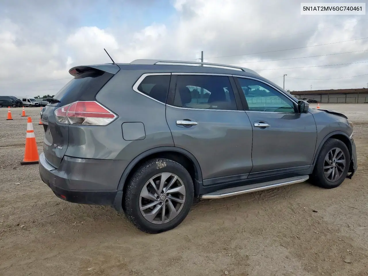 2016 Nissan Rogue S VIN: 5N1AT2MV6GC740461 Lot: 61878835