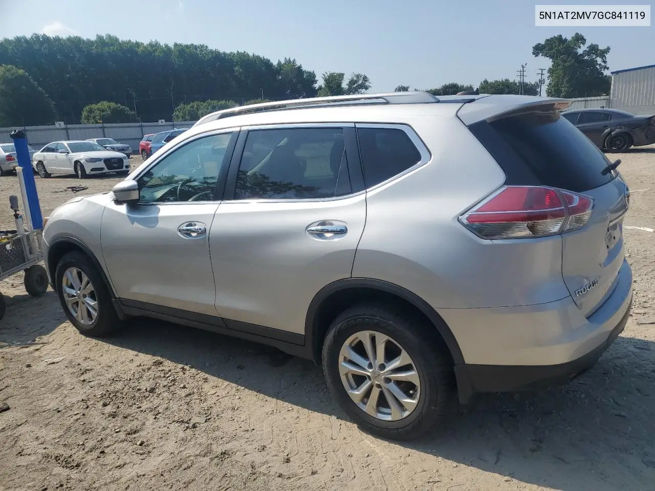 2016 Nissan Rogue S VIN: 5N1AT2MV7GC841119 Lot: 62417895