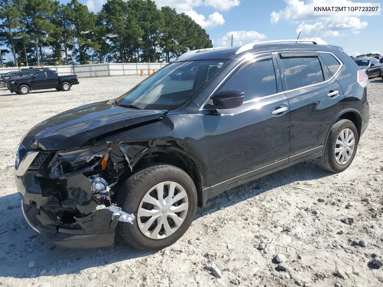2016 Nissan Rogue S VIN: KNMAT2MT1GP723207 Lot: 62857535