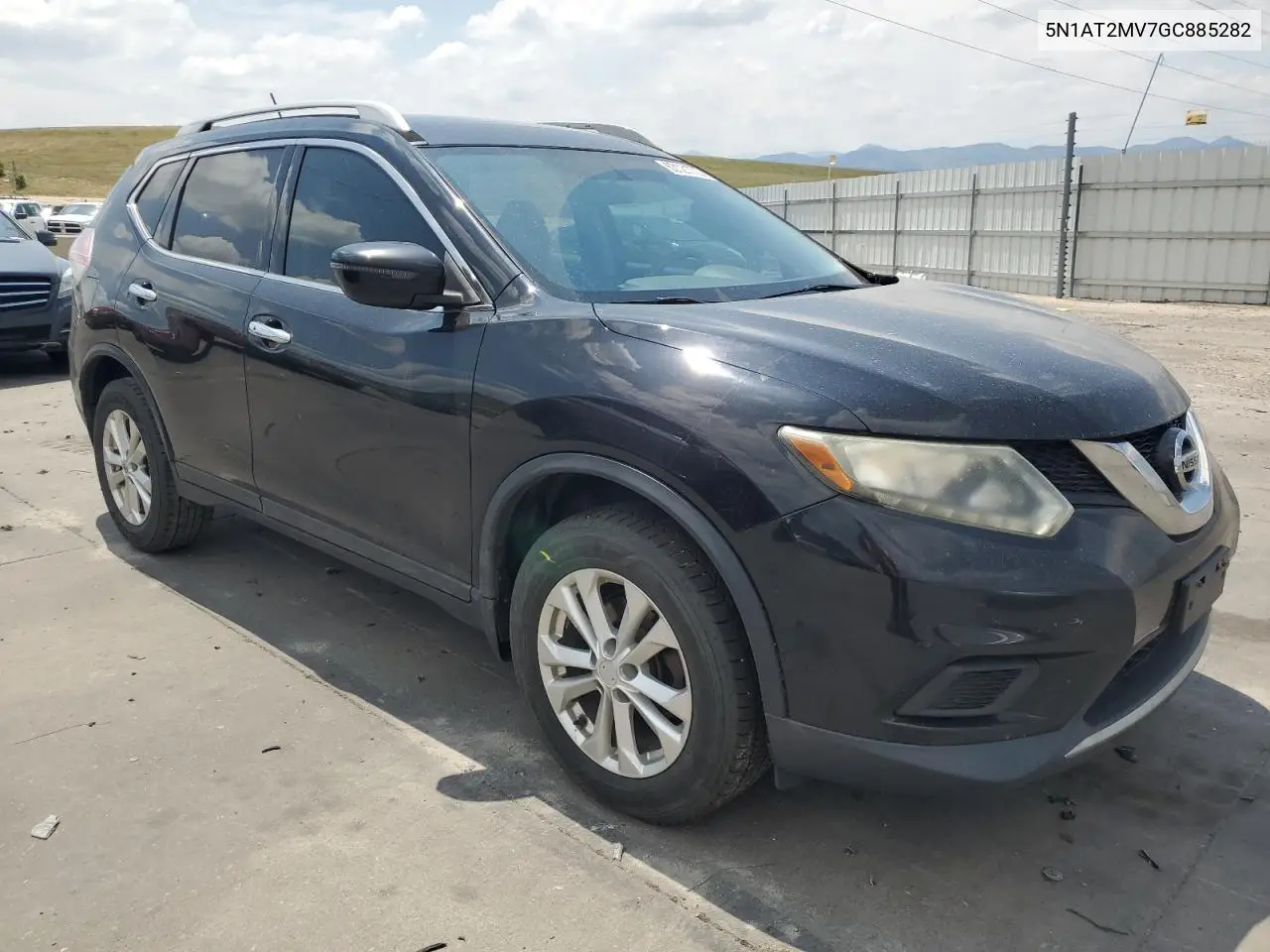 2016 Nissan Rogue S VIN: 5N1AT2MV7GC885282 Lot: 63121775