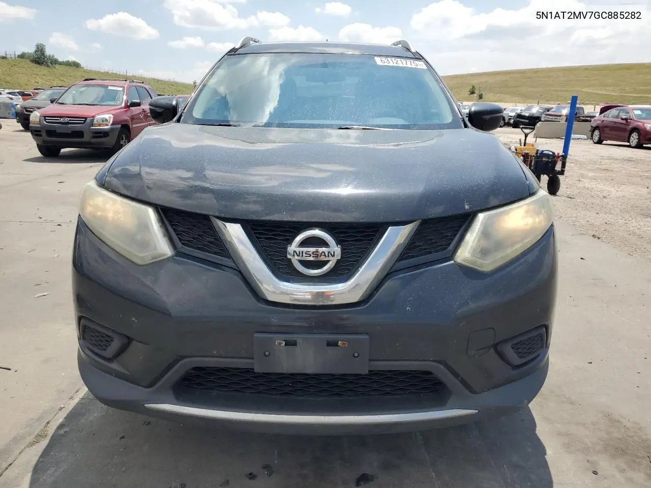 2016 Nissan Rogue S VIN: 5N1AT2MV7GC885282 Lot: 63121775