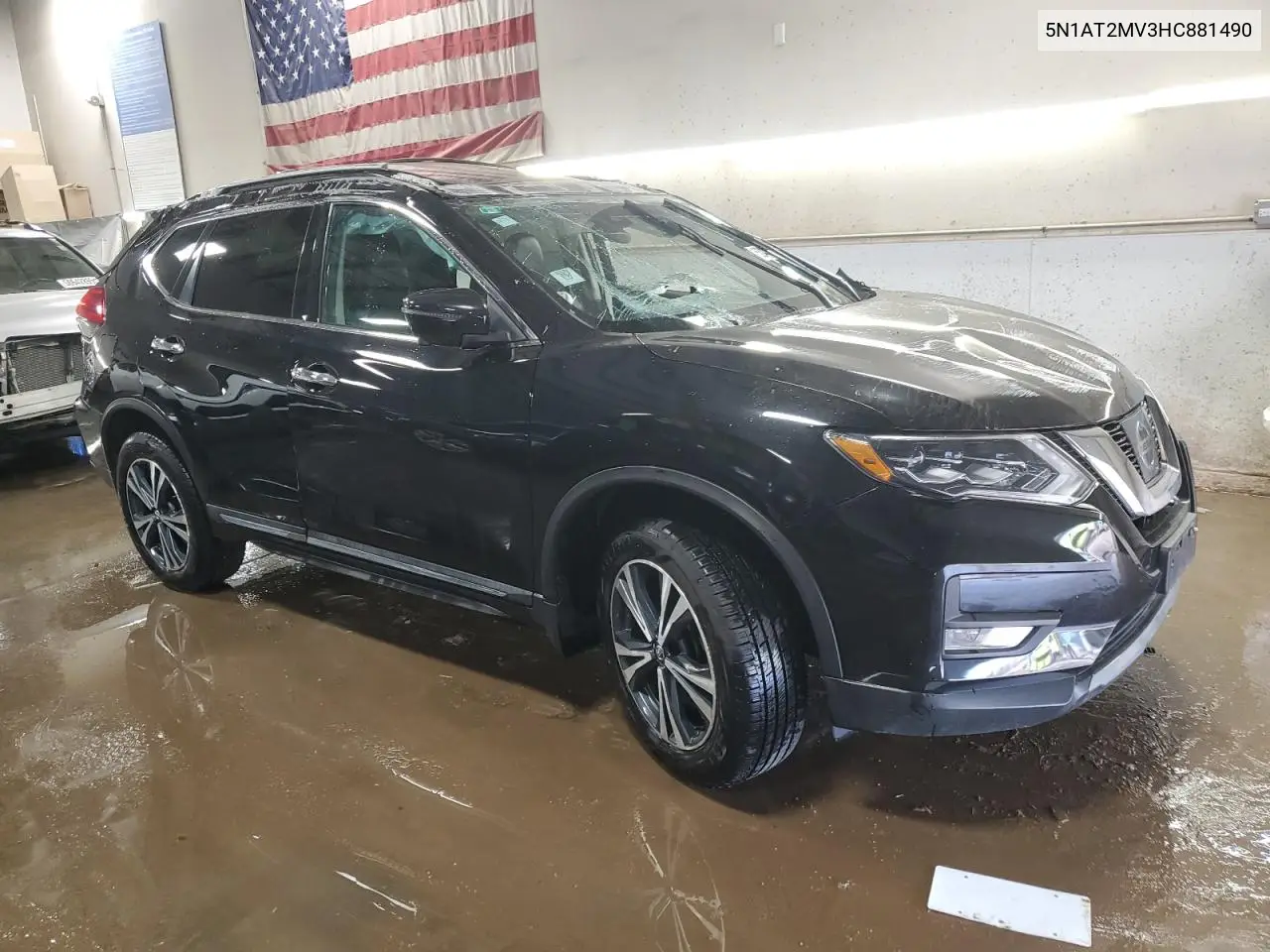 2017 Nissan Rogue Sv VIN: 5N1AT2MV3HC881490 Lot: 53736935
