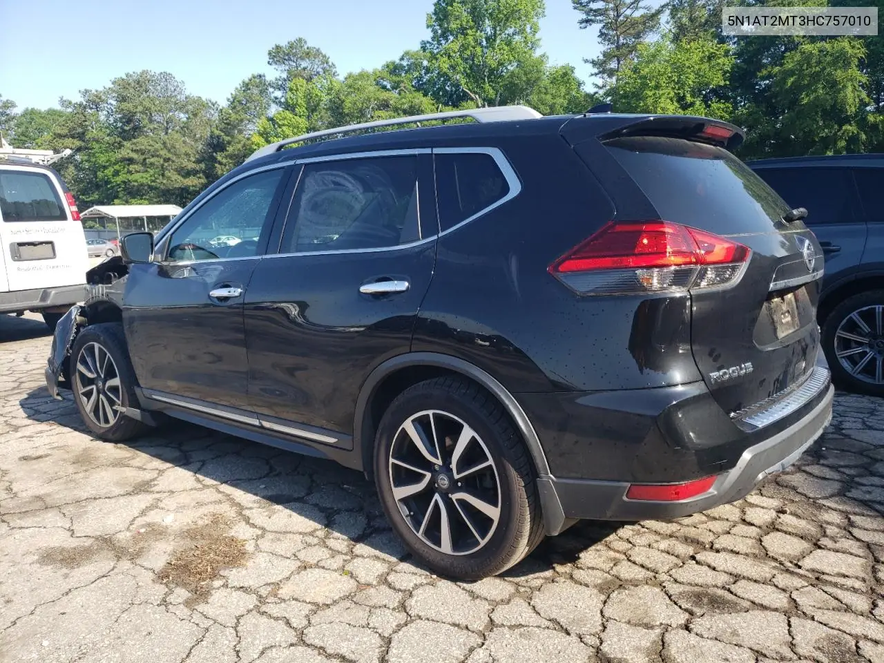 2017 Nissan Rogue S VIN: 5N1AT2MT3HC757010 Lot: 56232385