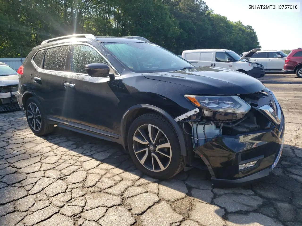 2017 Nissan Rogue S VIN: 5N1AT2MT3HC757010 Lot: 56232385