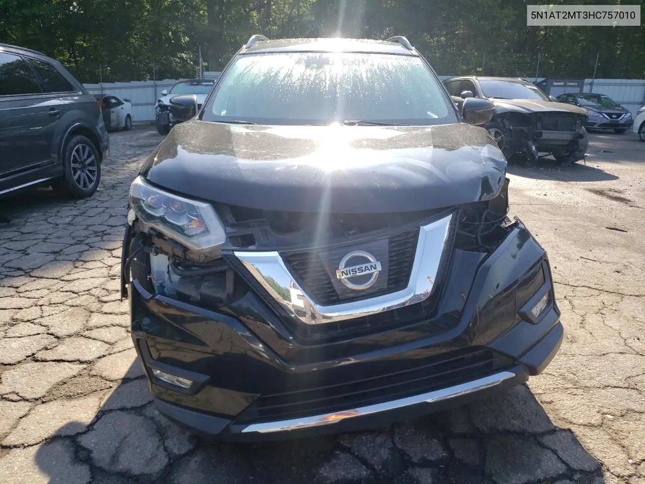 2017 Nissan Rogue S VIN: 5N1AT2MT3HC757010 Lot: 56232385