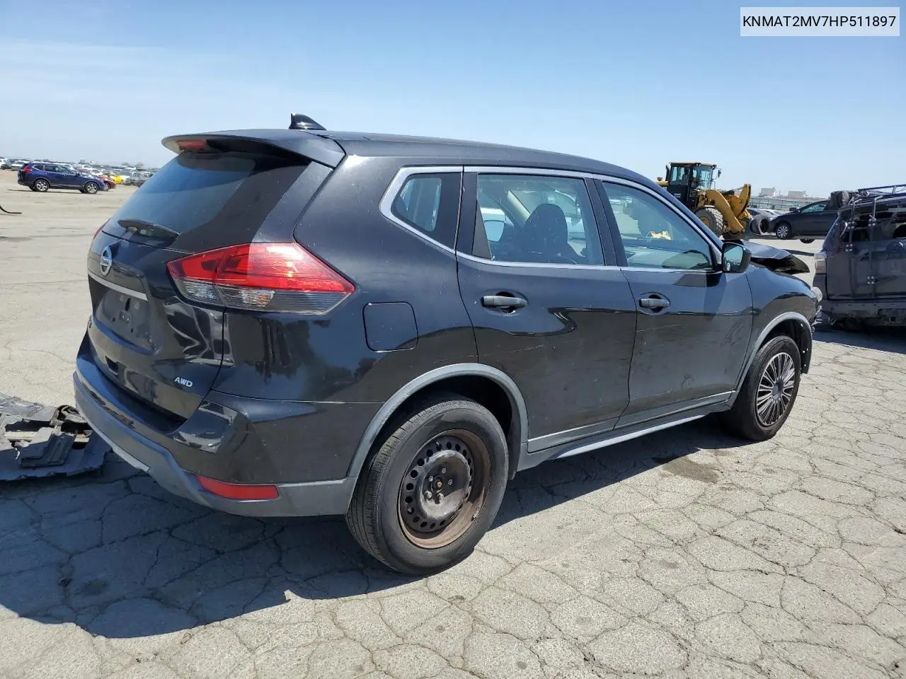 2017 Nissan Rogue S VIN: KNMAT2MV7HP511897 Lot: 56402555