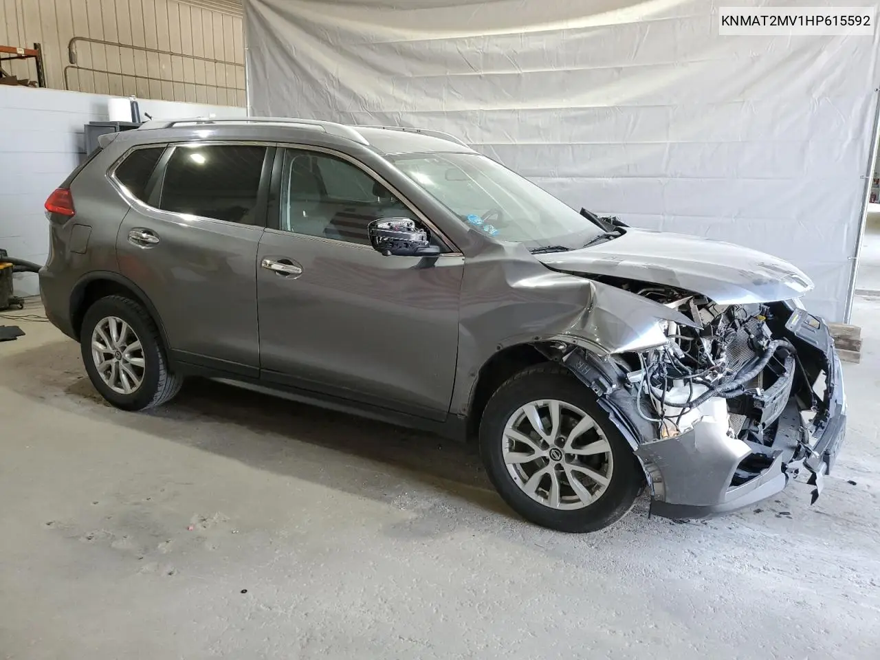 2017 Nissan Rogue S VIN: KNMAT2MV1HP615592 Lot: 56416095