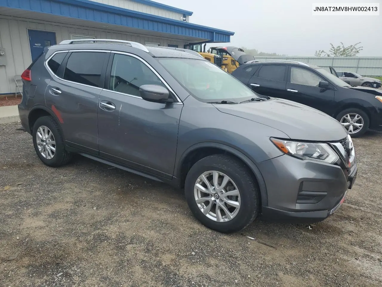 2017 Nissan Rogue S VIN: JN8AT2MV8HW002413 Lot: 56690725