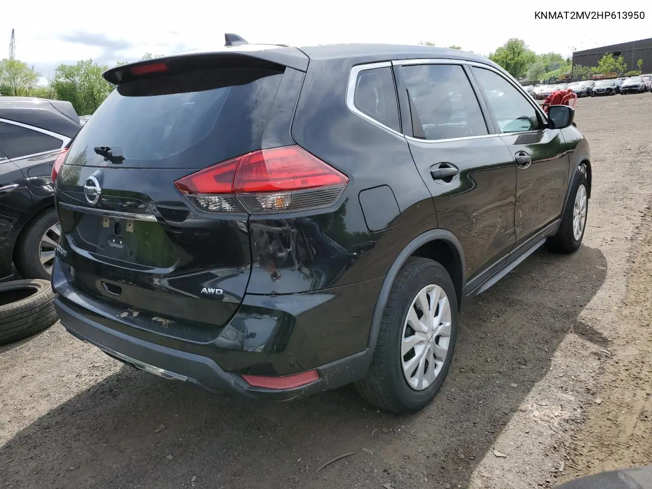 2017 Nissan Rogue S VIN: KNMAT2MV2HP613950 Lot: 56900405
