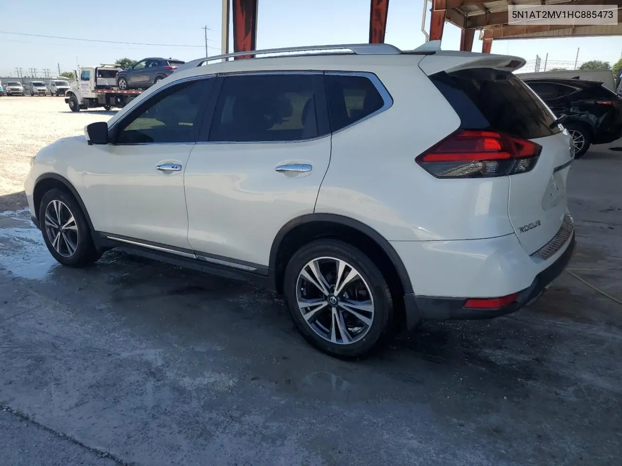 2017 Nissan Rogue Sv VIN: 5N1AT2MV1HC885473 Lot: 56911025