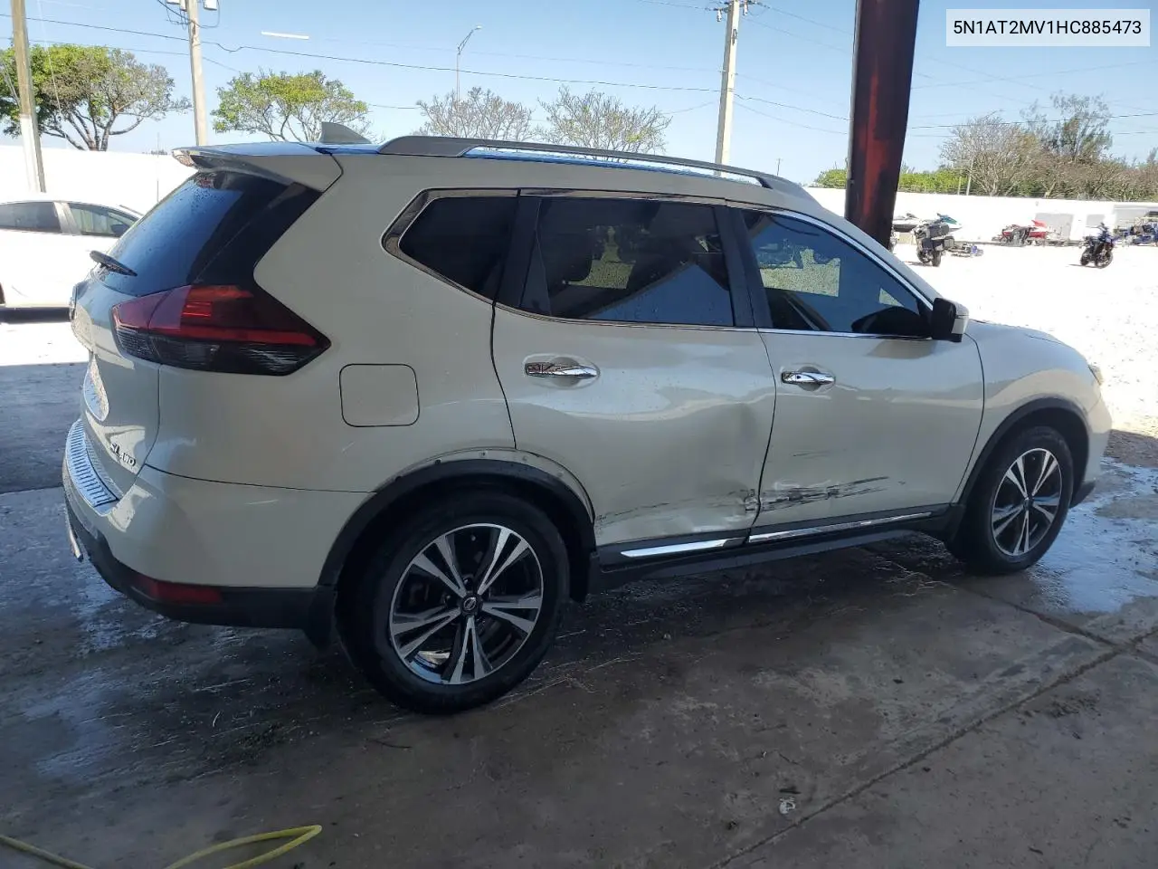 2017 Nissan Rogue Sv VIN: 5N1AT2MV1HC885473 Lot: 56911025