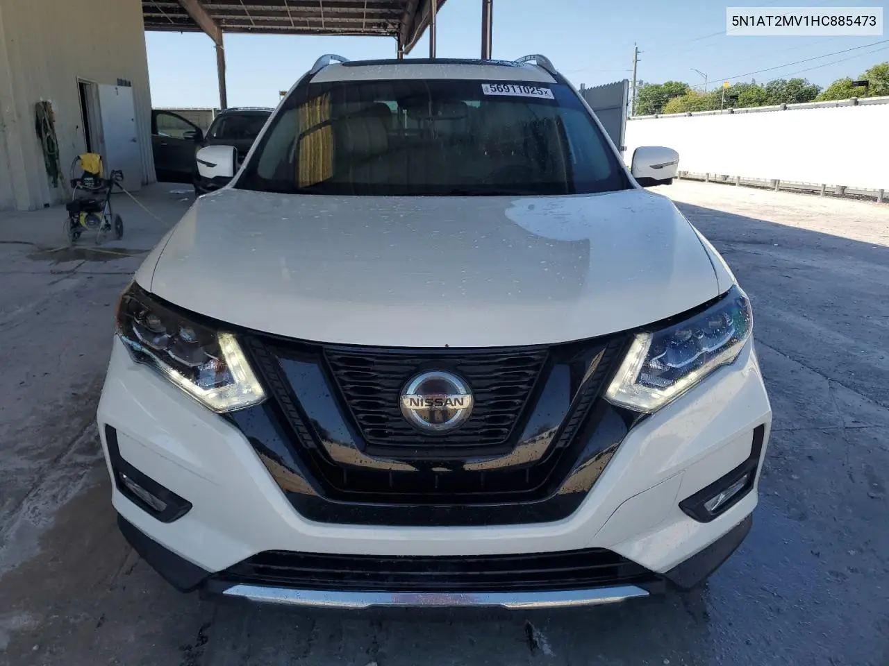 2017 Nissan Rogue Sv VIN: 5N1AT2MV1HC885473 Lot: 56911025