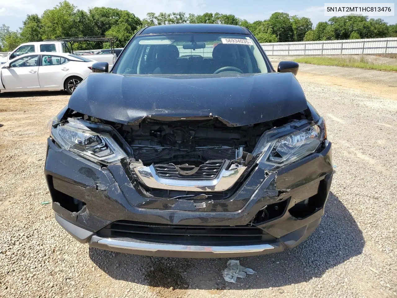 2017 Nissan Rogue S VIN: 5N1AT2MT1HC813476 Lot: 56934035