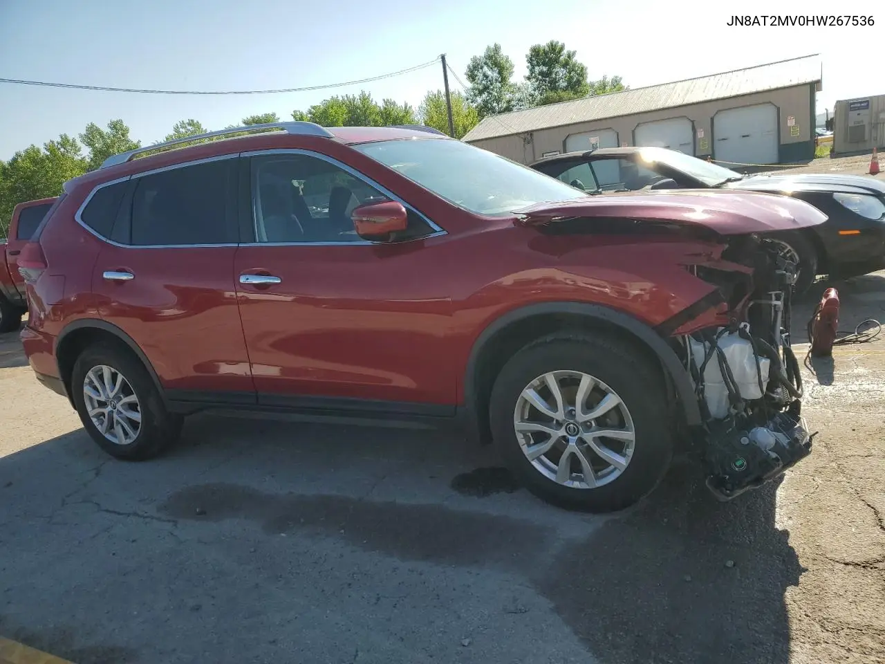 2017 Nissan Rogue S VIN: JN8AT2MV0HW267536 Lot: 56947225