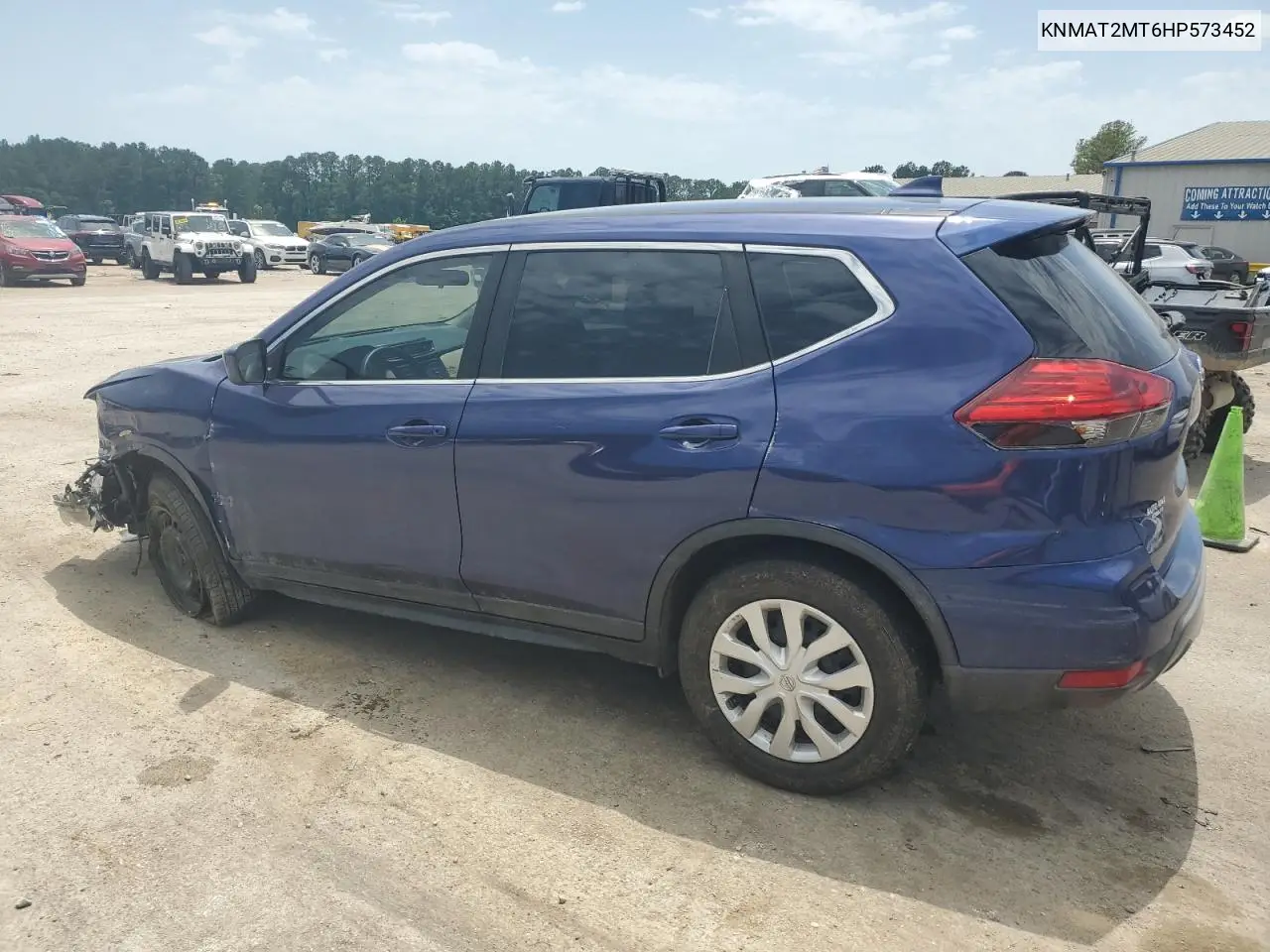 2017 Nissan Rogue S VIN: KNMAT2MT6HP573452 Lot: 56990695
