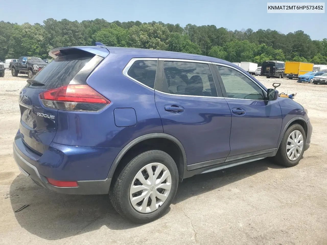 2017 Nissan Rogue S VIN: KNMAT2MT6HP573452 Lot: 56990695